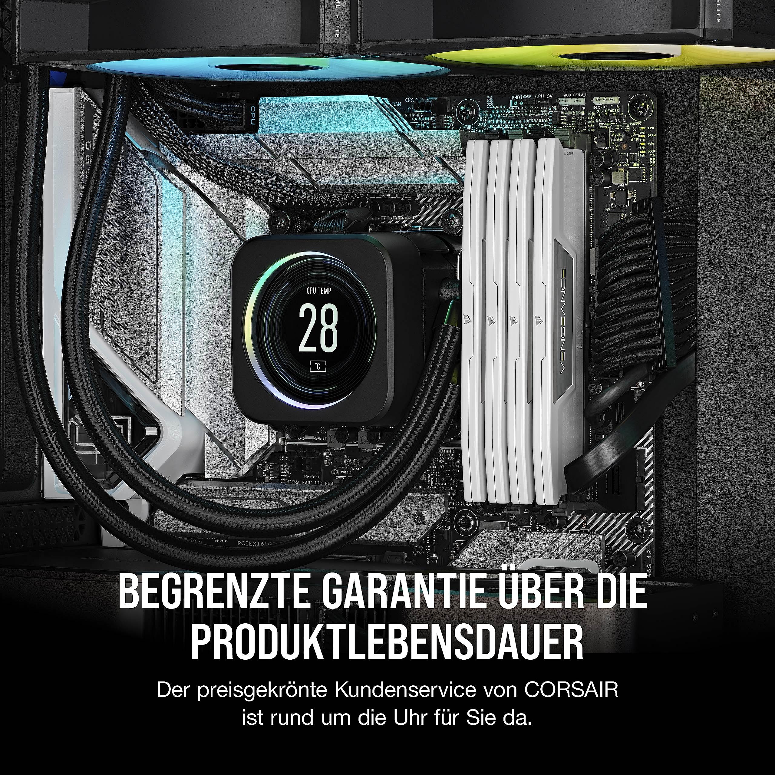 CORSAIR Vengeance DDR5 RAM 32GB Bis zu 6400MHz CL32 Intel XMP 3.0